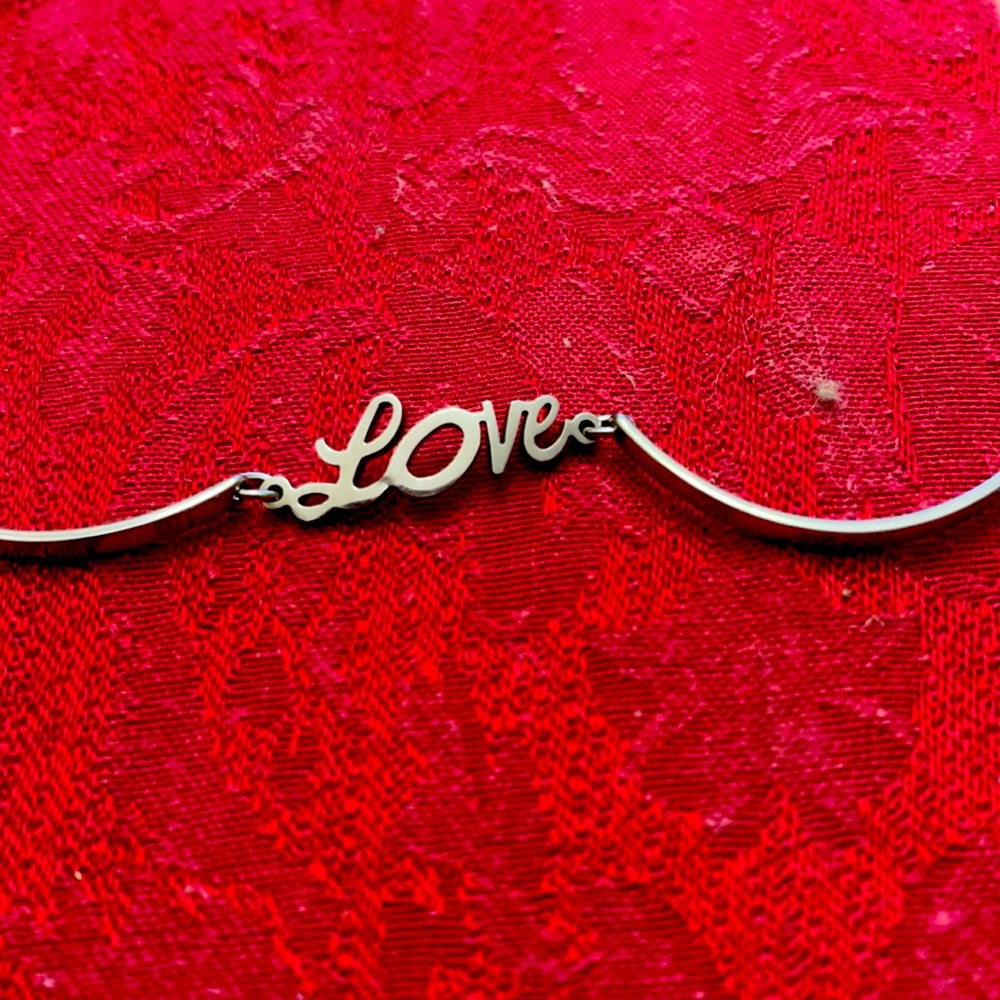 Love stainless steel bracelet